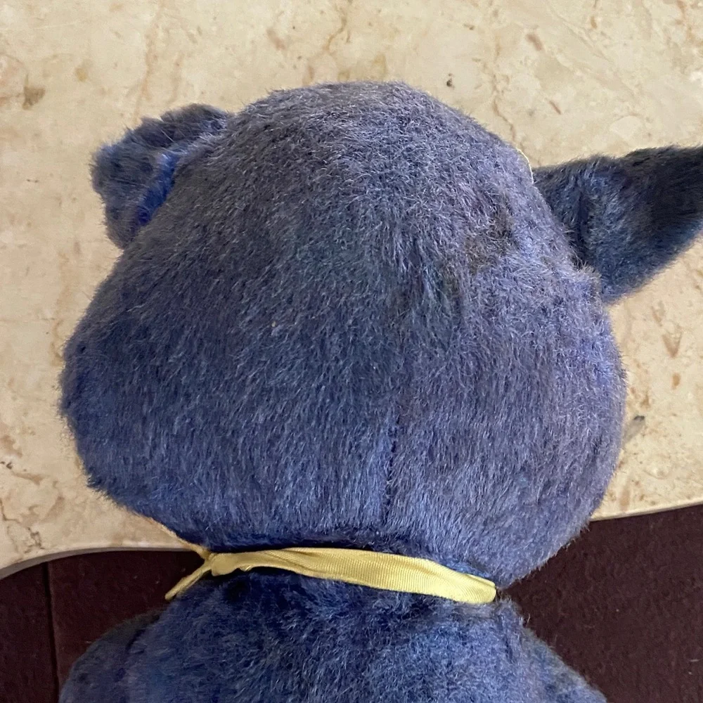 Adorable Plush Bear Toy - Blue and Tan - Picture 4 of 7